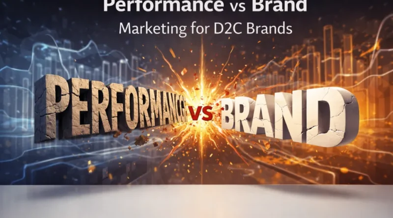 Performance vs Brand Marketing for D2C Brands - The D2C Pulse