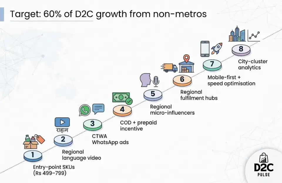 The 8-Step Playbook for Non-Metro D2C Expansion - The D2C Pulse