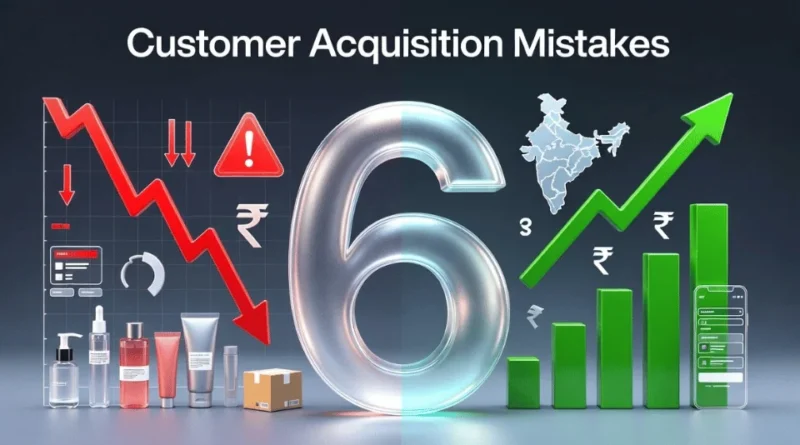 6 Customer Acquisition Mistakes - Main Image - The D2C Pulse