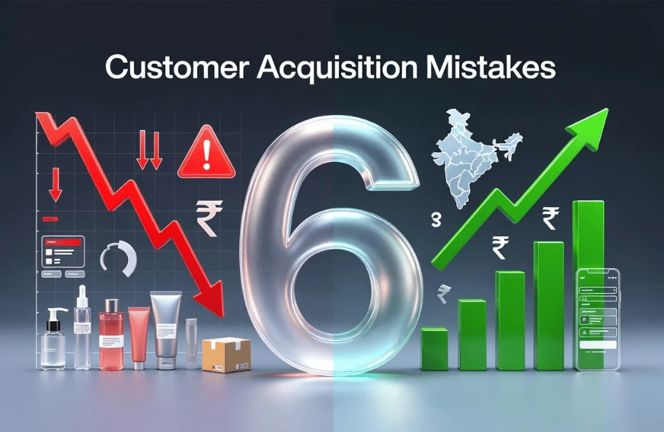 6 Customer Acquisition Mistakes - Main Image - The D2C Pulse
