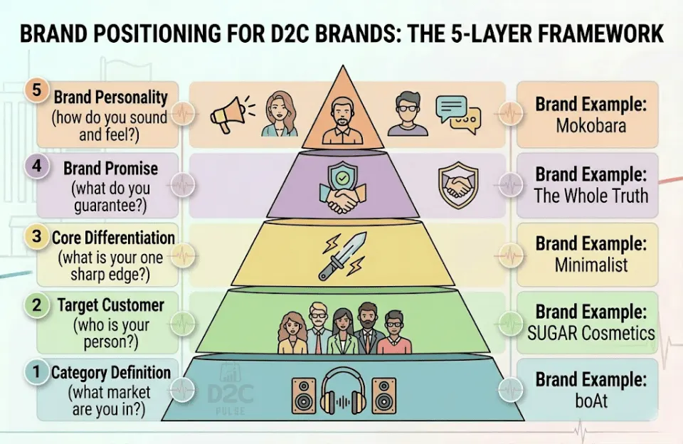 Brand Positioning for D2C Brands: The 5-Layer Framework - The D2C Pulse