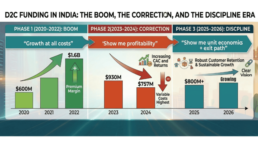 D2C Funding Trend in India - The D2C Pulse