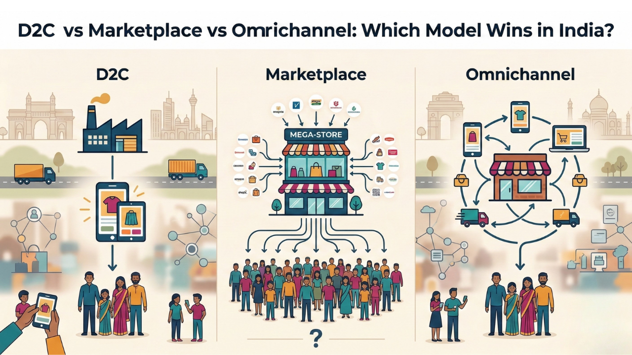 D2C vs Marketplace Vs Omnichannel