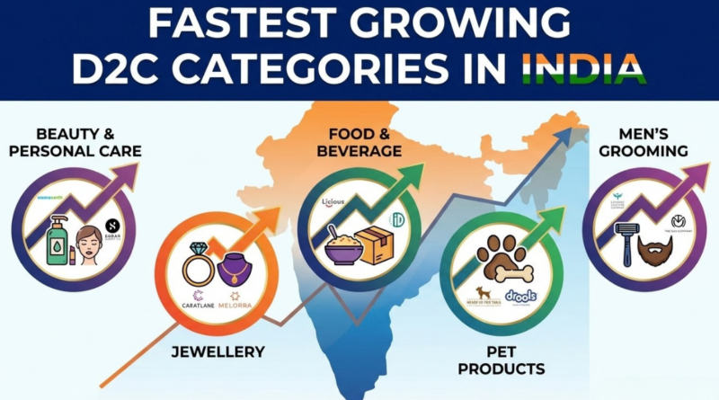 Fastest-Growing-D2C-Categories-in-India - The D2C Pulse