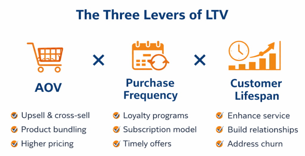 The Three Levers of LTV - CAC vs LTV - The D2C Pulse