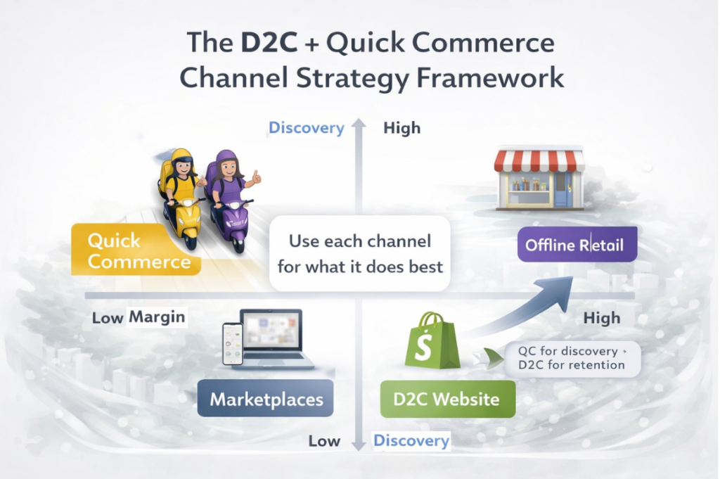 The Channel Strategy framework - Quick commerce vs D2C - The D2C Pulse