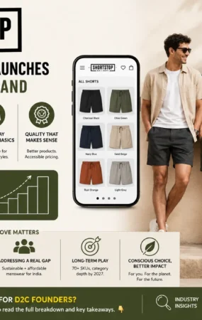 Meenakshi Apparels ventures into D2C with Shortstop - The D2C Pulse
