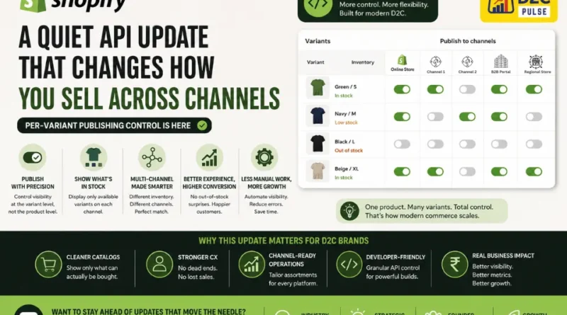 Shopify Per-Variant Publishing Control - The D2C Pulse